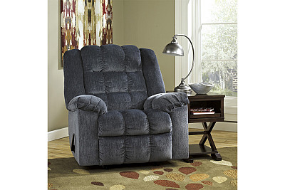Ludden Blue Recliner