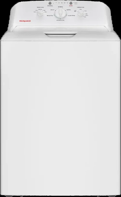 Hotpoint HTW265ASWWW 4.0 cu. ft. Top Load Washer with Heavy-Duty Agitator – White