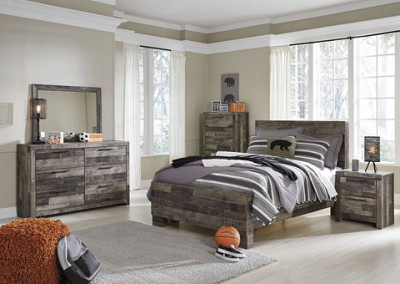 Derekson 7-Piece Full Panel Bedroom