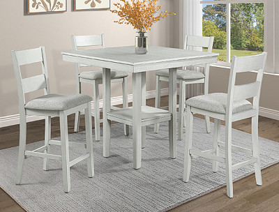 Lester Counter Height 5 Piece Dinette